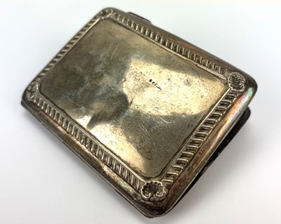 Lot 800 - A & J ZIMMERMAN; a hallmarked silver card case,...