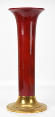 Lot 302 - ROYAL DOULTON; an important flambé vase of...