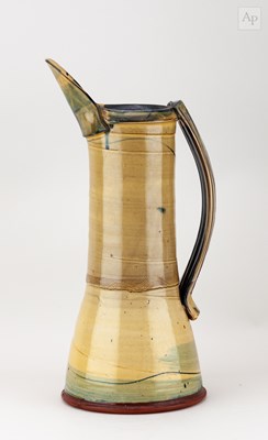 Lot 549 - RICHARD PHETHEAN (born 1953); a tall slipware...