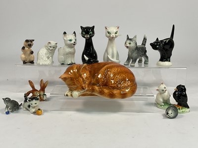 Lot 196 - GOEBEL; a collection of porcelain models,...