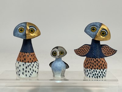 Lot 197 - ROSINA WACHTMEISTER FOR GOEBEL; three stylised...