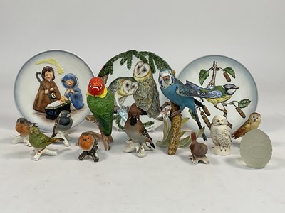 Lot 199 - GOEBEL; a quantity of porcelain models of...