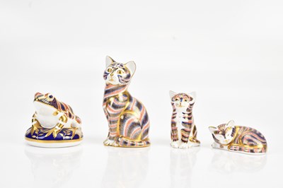Lot 1452 - ROYAL CROWN DERBY; a group of paperweights...