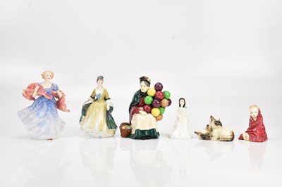 Lot 1464 - ROYAL DOULTON; six figures comprising 'The Old...