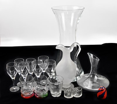 Lot 1439 - VILLEROY & BOSCH; six wine glasses, ship's...