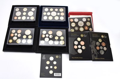 Lot 575 - A collection of coin sets comprising 2008 All...