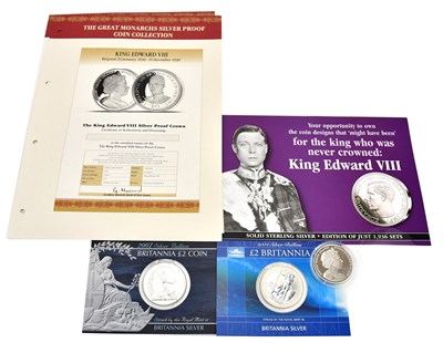 Lot 613 - A 2004 silver bullion £2 Britannia, a 2007...