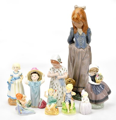 Lot 1284 - LLADRO; a figure 'Rosita', height 34cm,...