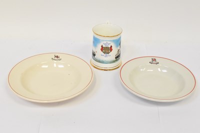 Lot 529 - HARRISON LINE; a bowl by Armorlite, diameter...