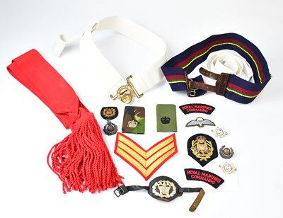 Lot 701 - A collection of Royal Marines dress...