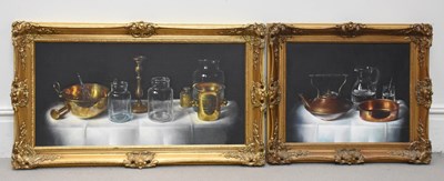 Lot 1667 - IN THE MANNER OF PAKSY; two oils on canvas,...