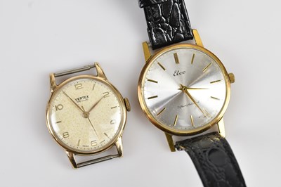 Lot 1208 - VERTEX; a gentleman's Revue wristwatch, the...