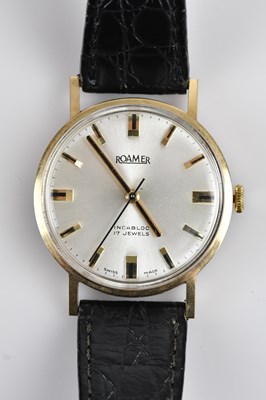 Lot 1217 - ROAMER; a gentleman's Incabloc wristwatch,...