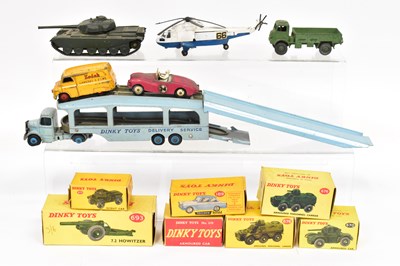 Lot 253 - DINKY TOYS; seven boxed diecast vehicles,...
