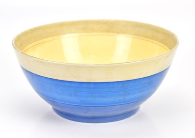 Lot 1595 - CLARICE CLIFF; a Bizarre range conical fruit...