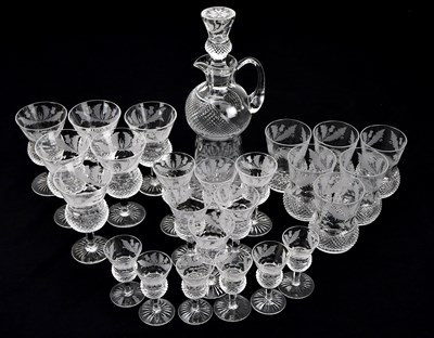 Lot 1452 - EDINBURGH CRYSTAL; a collection of Thistle...