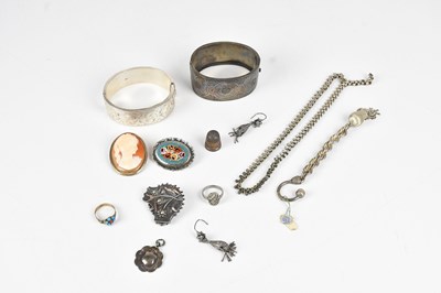 Lot 654 - Two hallmarked silver hinged christening...