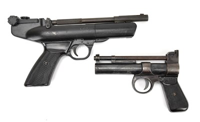Lot 1136 - WEBLEY; Junior .177 air pistol, numbered 425,...
