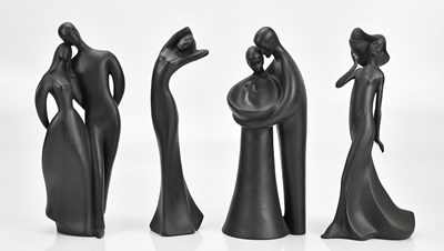 Lot 1301 - ROYAL DOULTON; a collection of four figures,...