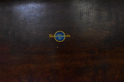 Lot 8 - GLOBE-WERNICKE; a five-tier mahogany glazed...