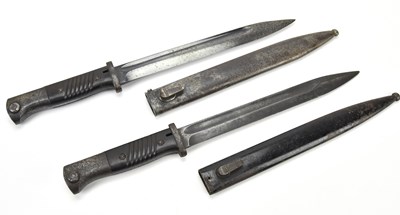 Lot 1054 - ELITE DIAMANT; two 1939 bayonets, serial no....