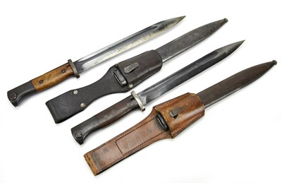 Lot 1056 - DIAMANT; a 1937 bayonet, serial no. 3843b,...