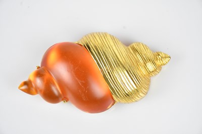 Lot 1436 - CHRISTIAN DIOR, a vintage 1980s gold tone...