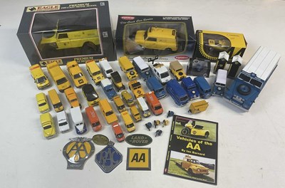 Lot 77 - A quantity of AA and RAC diecast model...