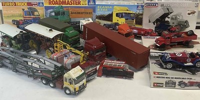 Lot 80 - A collection of plastic and metal model...