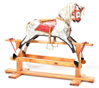 Lot 269 - A Rocking horse of small proportions, painted...