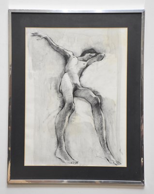 Lot 1703 - J N STEPHENSON; study of a female nude, ‘Hot...