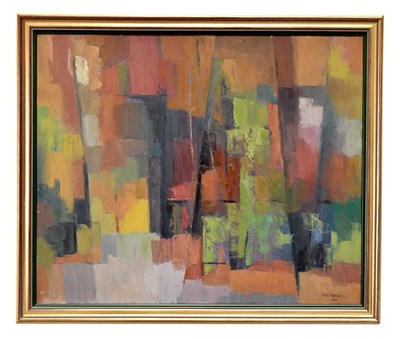 Lot 218 - IAN GRANT (1904-1993); oil on board, 'Country...