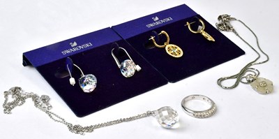 Lot 999 - SWAROVSKI; five boxed jewellery items,...