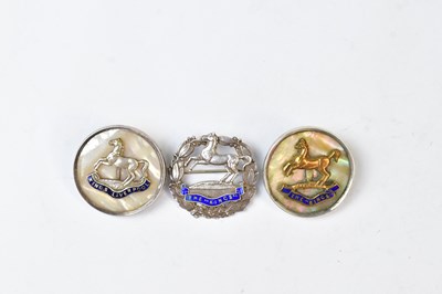 Lot 679 - KING'S REGIMENT LIVERPOOL; three badges, one...