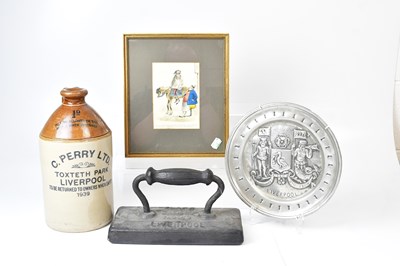 Lot 296 - A collectors' lot, comprising a stoneware...