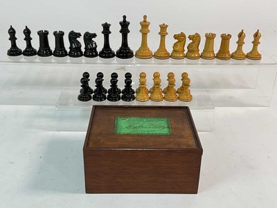 Lot 31 - JAQUES & SON, LONDON; a boxwood and ebony...