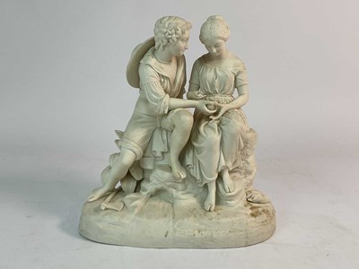 Lot 153 - CHARLES CUMBERWORTH FOR COPELAND; a Parian...