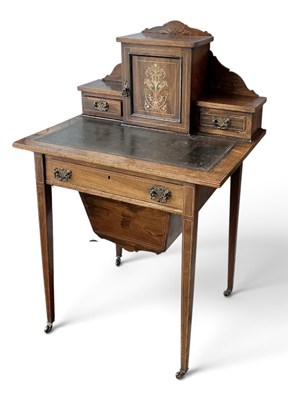 Lot 45 - A late 19th/early 20th century rosewood and...