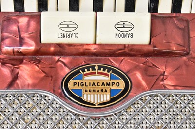 Lot 30 - PIGLIACAMPO; an piano accordion in case,...