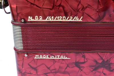 Lot 30 - PIGLIACAMPO; an piano accordion in case,...
