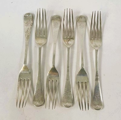Lot 530 - WALKER & HALL; six Victorian hallmarked silver...