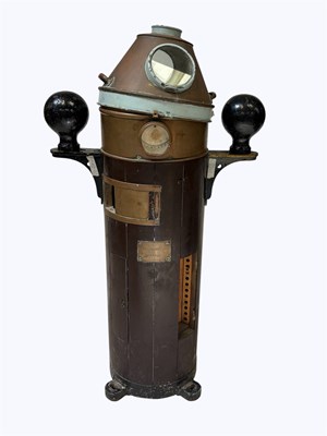 Lot 502 - CHADBURNS LTD LIVERPOOL; a ship's binnacle,...