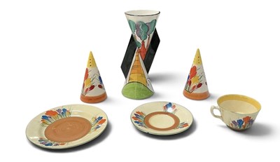 Lot 748 - CLARICE CLIFF FOR NEWPORT POTTERY; an early...