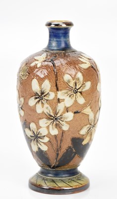 Lot 351 - ROBERT WALLACE MARTIN; a stoneware bottle vase...