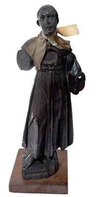 Lot 461 - An interesting 17th/18th century carved wooden...