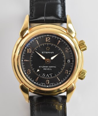 Lot 1124 - ETERNA; a gentleman's 18ct gold cased '1948'...
