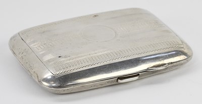 Lot 1238 - A George V hallmarked silver breast pocket...