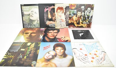 Lot 371 - DAVID BOWIE; ten LPs including 'Pin Ups',...