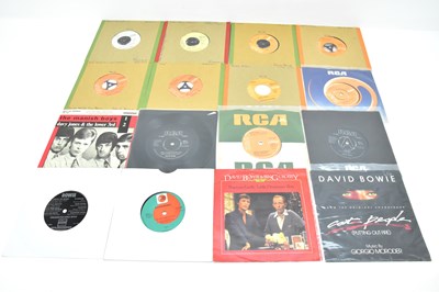 Lot 367 - DAVID BOWIE; seventeen singles including 'John,...