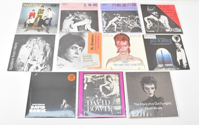 Lot 361 - DAVID BOWIE; eleven singles including 'Liza...